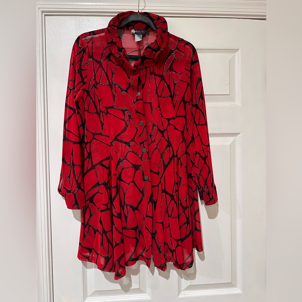Black and red jacket